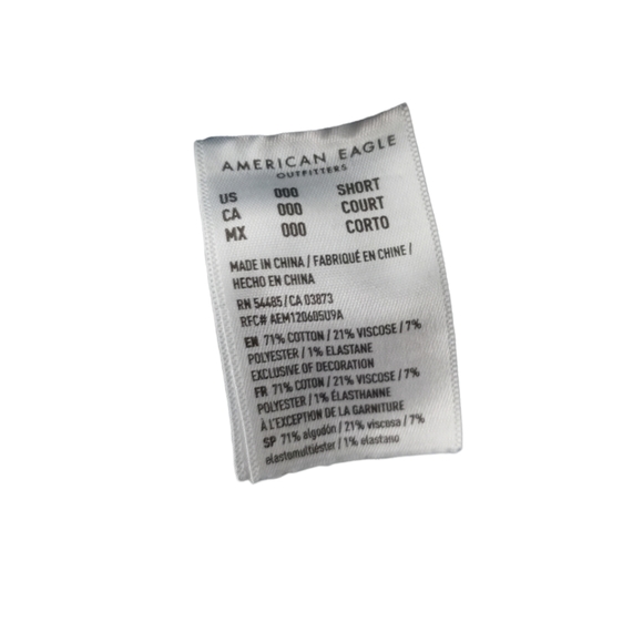 American eagle skinny jeans curvy high waist destressed size 000 - Picture 6 of 6